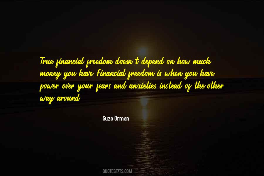 Quotes About Financial Freedom #725699