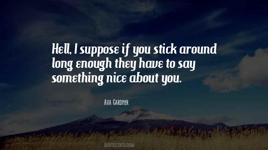 Something Nice Sayings #97493