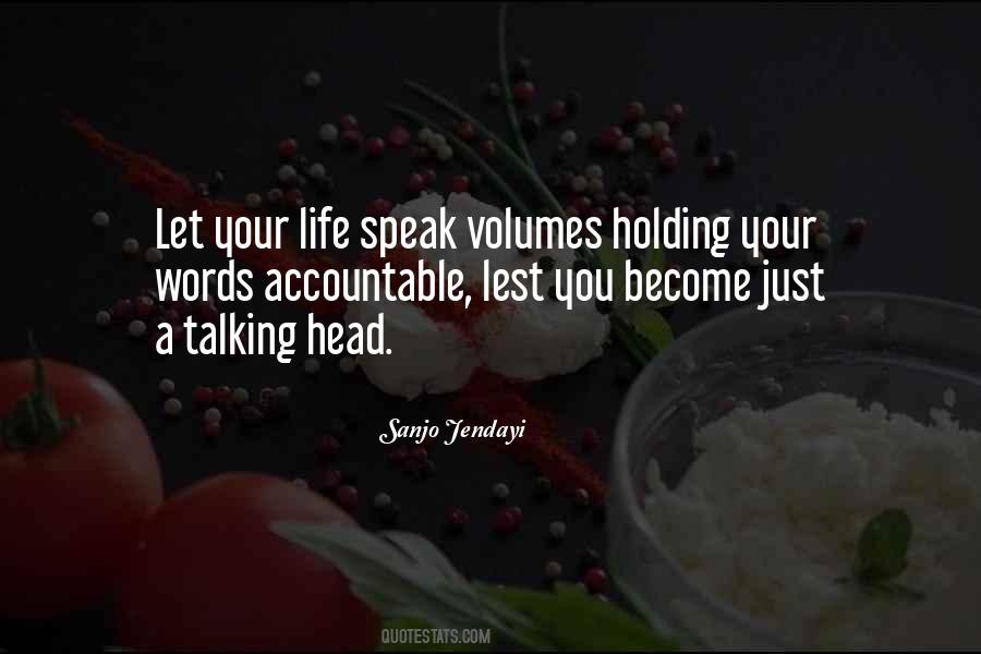 Speak Life Sayings #294231