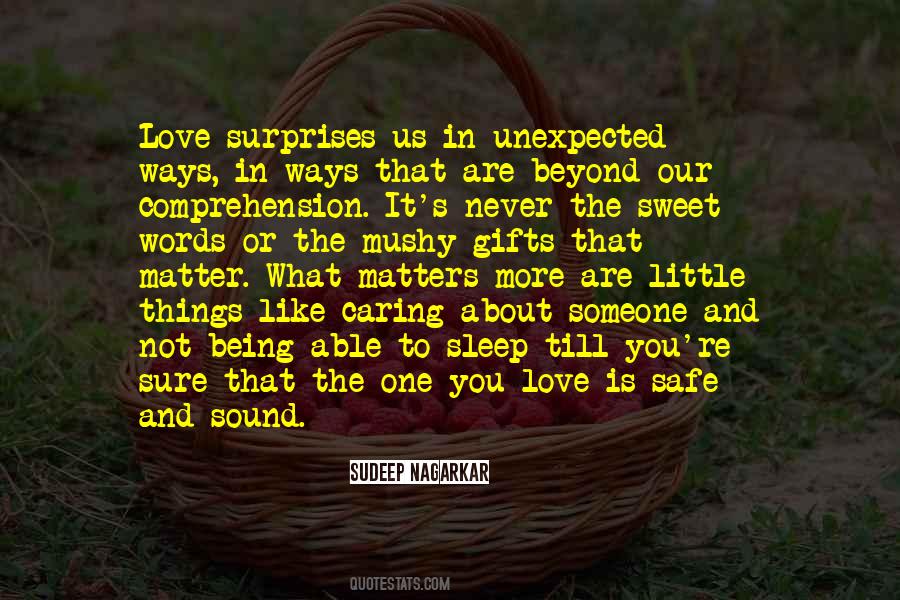 I Love Surprises Sayings #488931