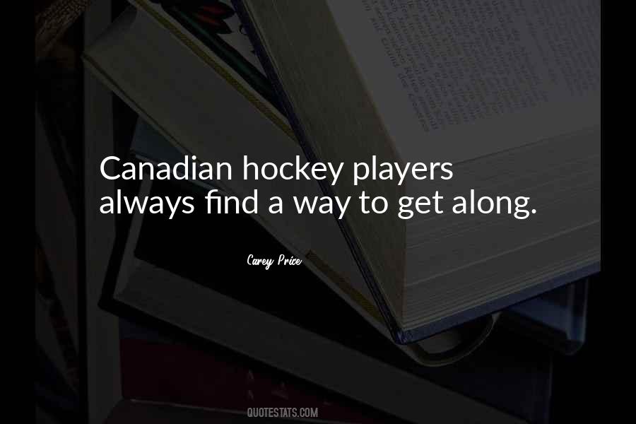 Quotes About Hockey Players #485816