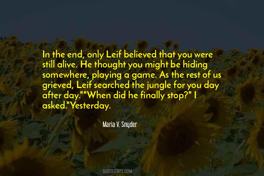 Thought Day Sayings #160789