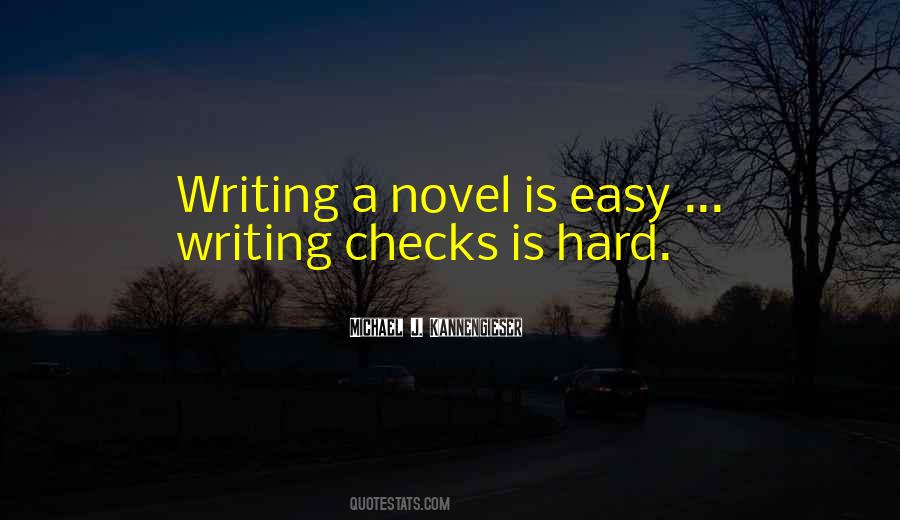Quotes About Writing Checks #1218958