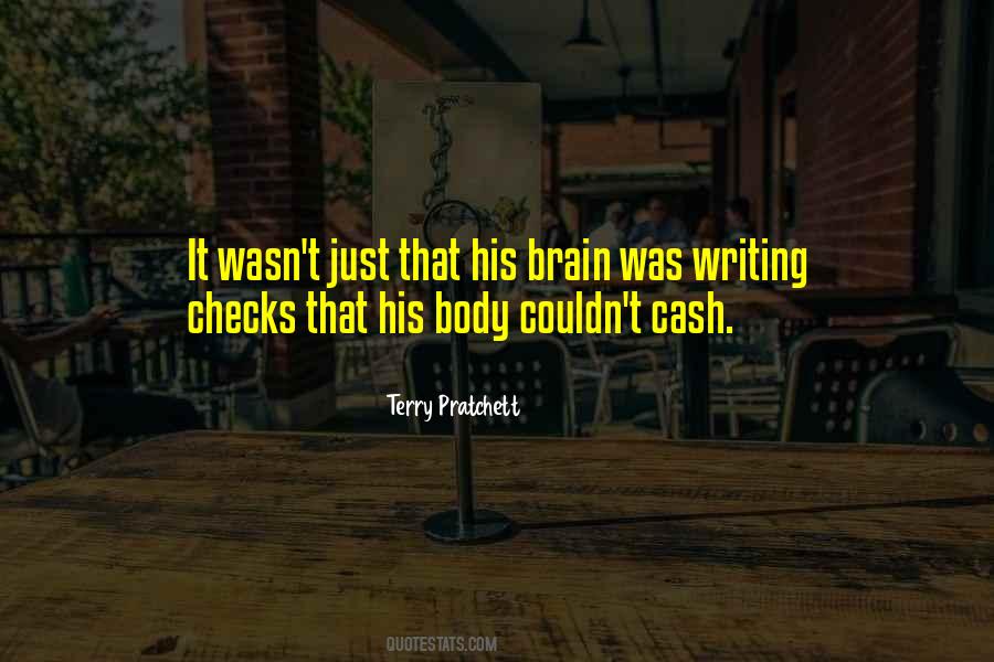 Quotes About Writing Checks #226268