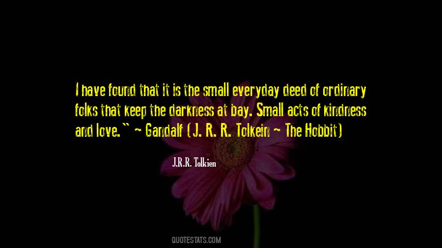 Quotes About The Hobbit #274439