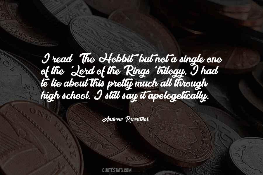 Quotes About The Hobbit #769162