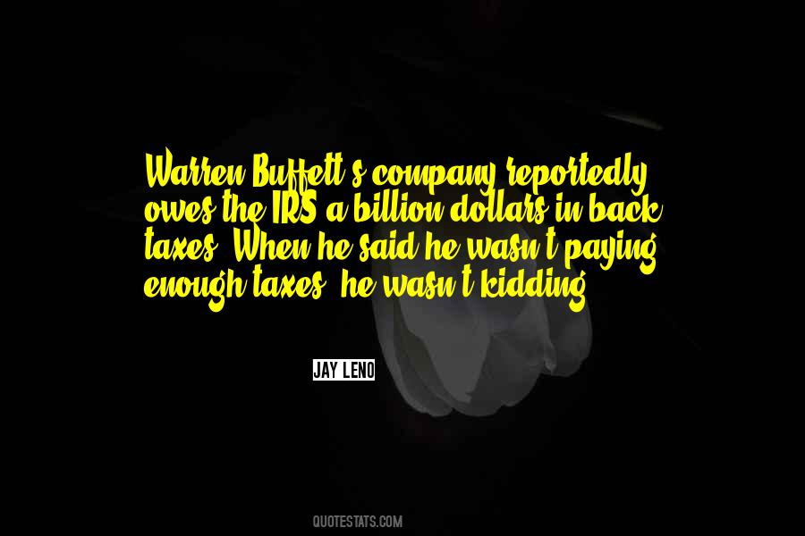 Warren Buffet Sayings #1364789