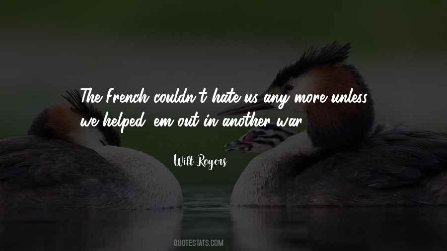 French War Sayings #12149