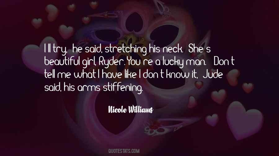 Quotes About Lucky Girl #1114757