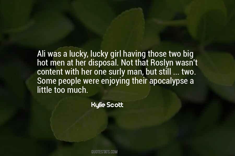 Quotes About Lucky Girl #1521321