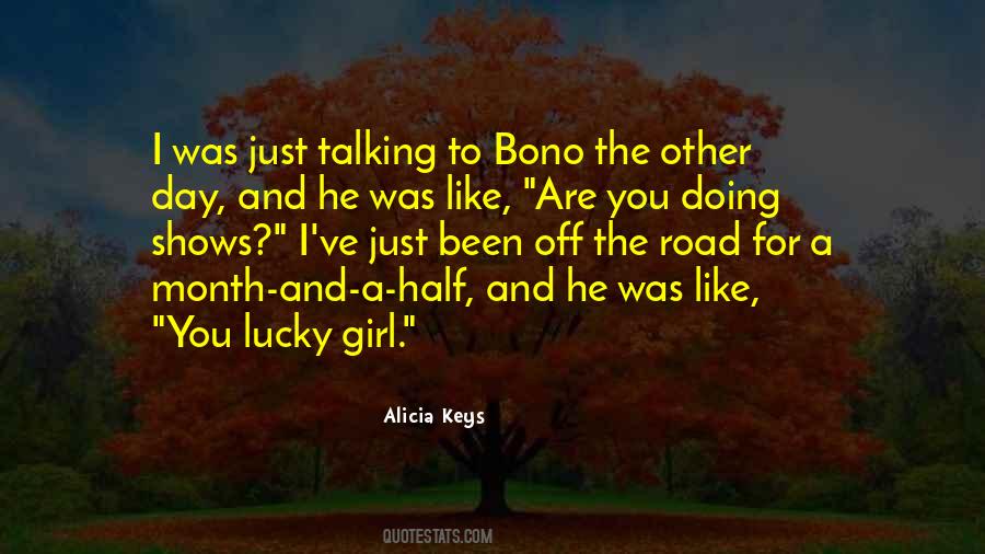 Quotes About Lucky Girl #1696566