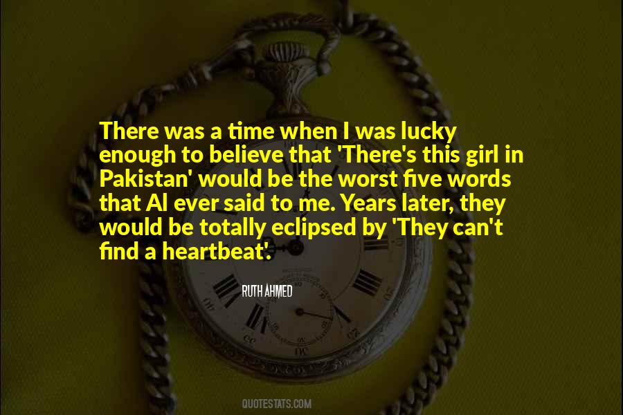 Quotes About Lucky Girl #1704418