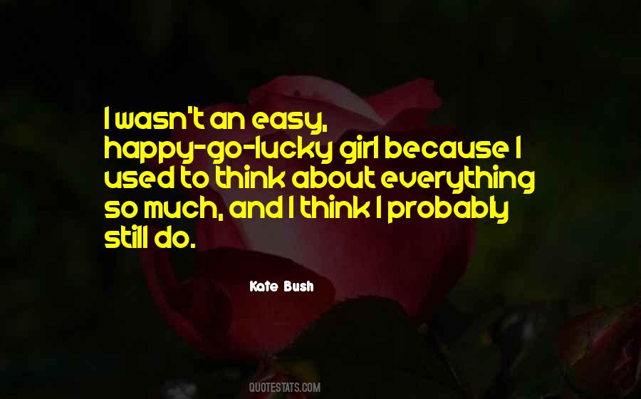 Quotes About Lucky Girl #383320