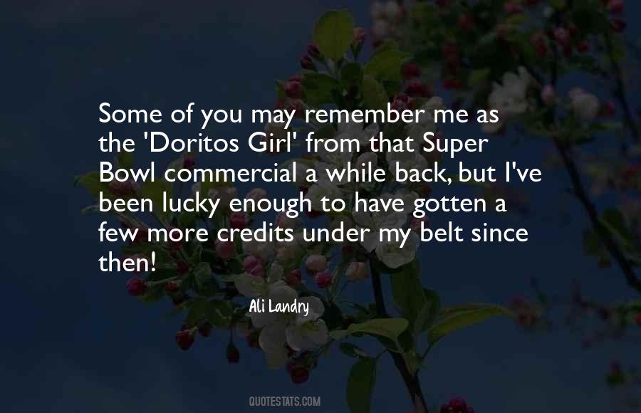 Quotes About Lucky Girl #813327
