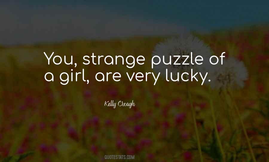 Quotes About Lucky Girl #967067