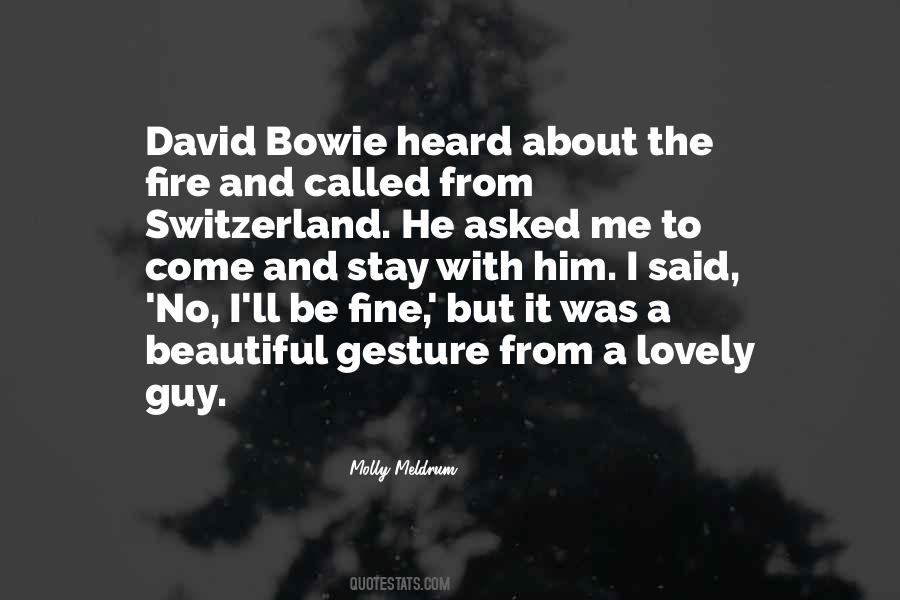 Quotes About Bowie #1576594