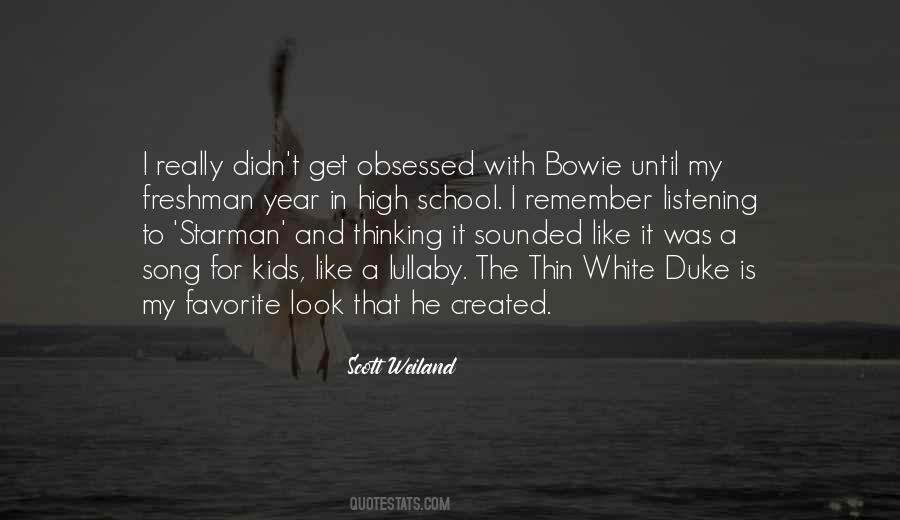 Quotes About Bowie #1683258