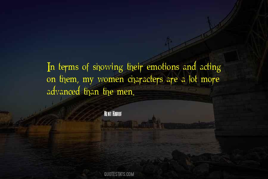 Quotes About Showing Emotions #484557 Quotes About Showing Emotions #484557