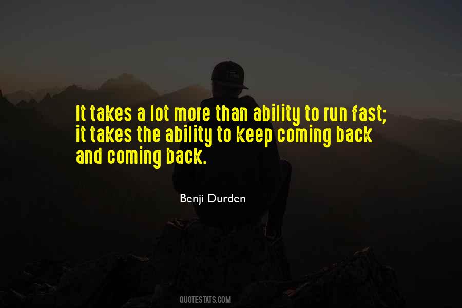 Quotes About Running Fast #942220