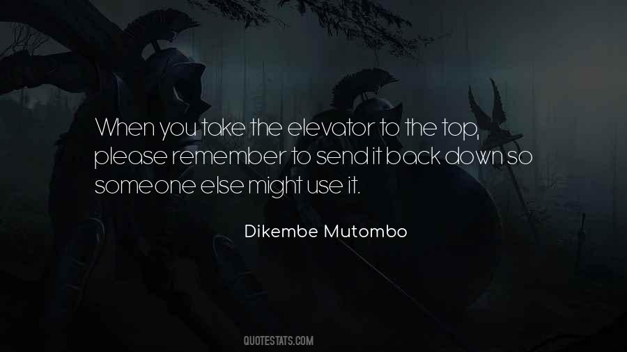 Dikembe Mutombo Sayings #849711