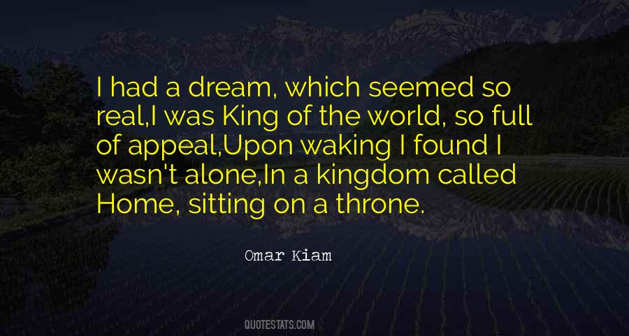 Quotes About Sitting On A Throne #1018064