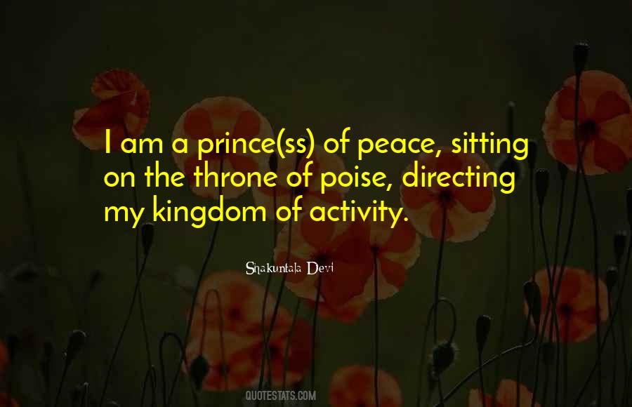 Quotes About Sitting On A Throne #258924