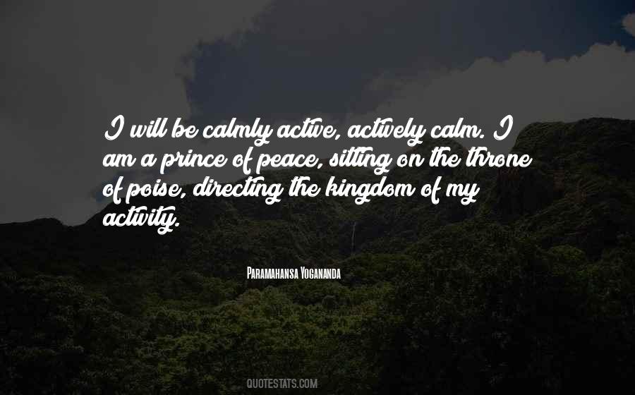 Quotes About Sitting On A Throne #661569