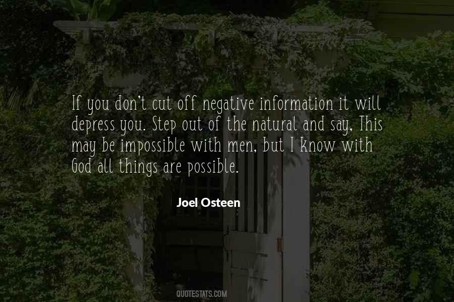 Quotes About All Things Are Possible With God #930915