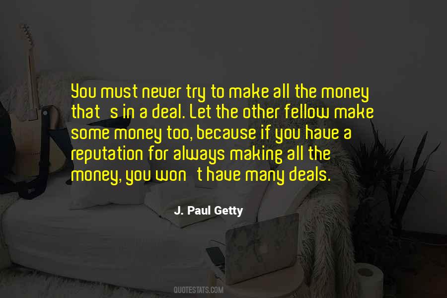 J Paul Getty Sayings #877747