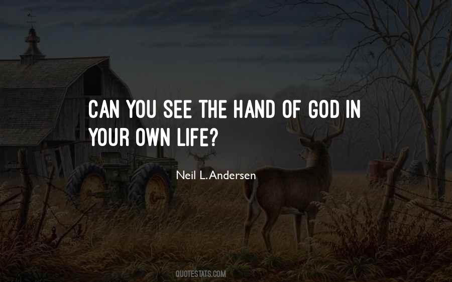 Hand Of God Sayings #1348977
