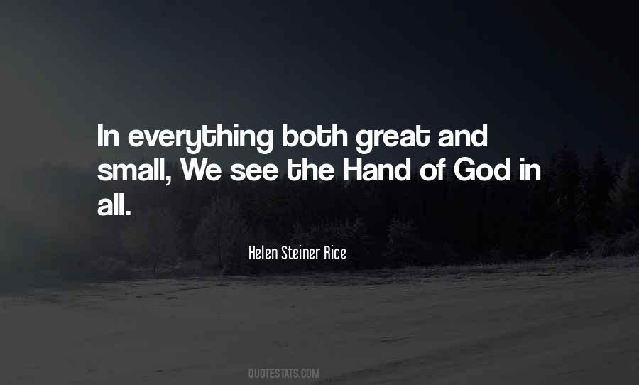 Hand Of God Sayings #1596835