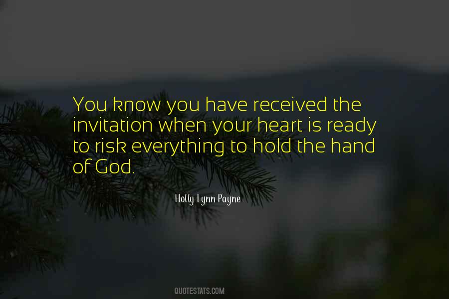 Hand Of God Sayings #392880