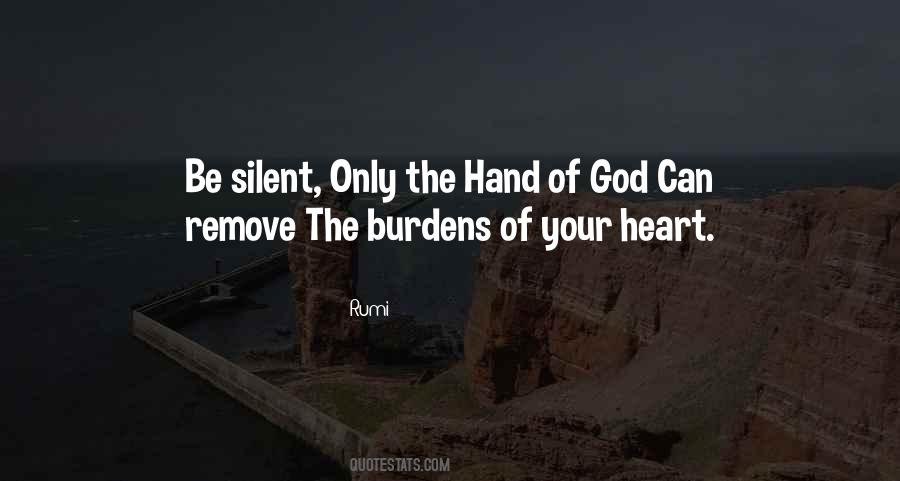 Hand Of God Sayings #471027