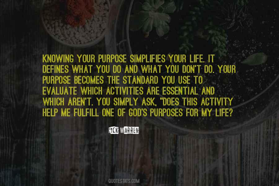 Quotes About God's Purpose For You #1035772