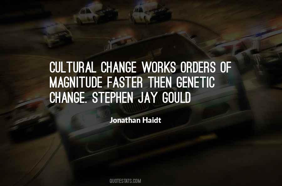 Quotes About Cultural Change #840544