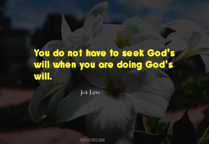 Quotes About Doing God's Will #775109