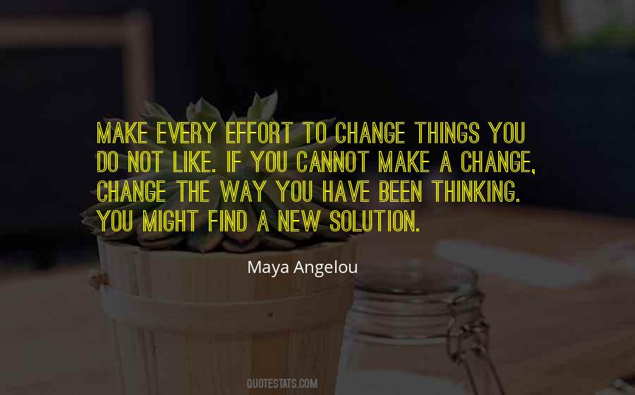 Make A Change Sayings #1275850