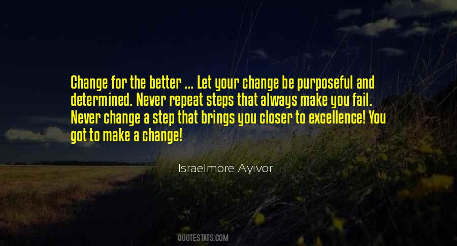 Make A Change Sayings #1769808