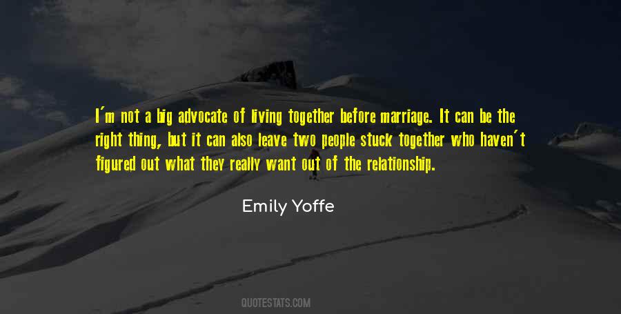 Quotes About Living Together Before Marriage #1813883