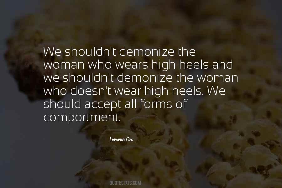 Quotes About High Heels #1200168