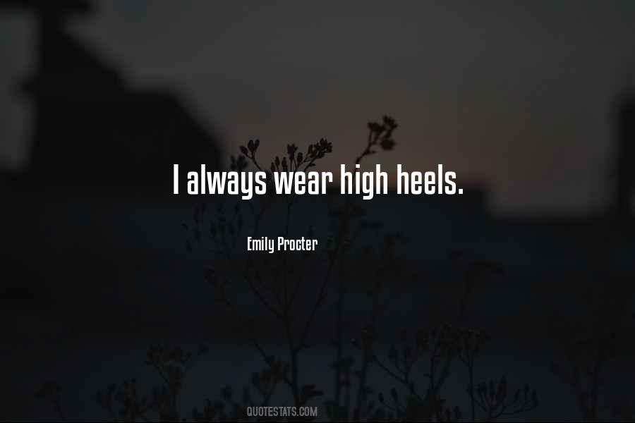 Quotes About High Heels #918416