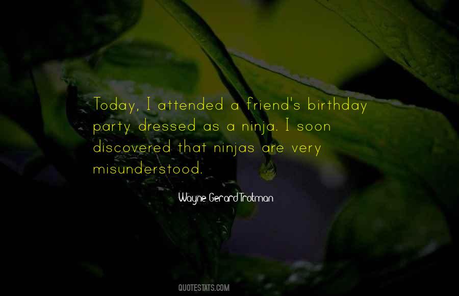 Ninja Birthday Sayings #1251201