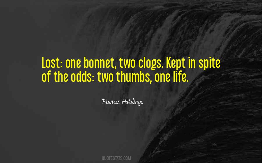 Quotes About Thumbs #731757