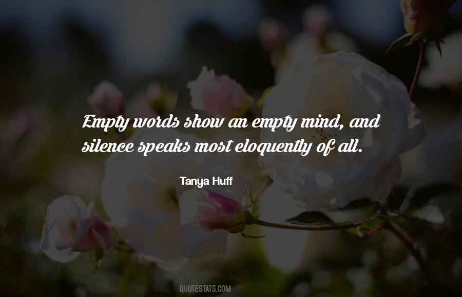Quotes About Empty Words #1112892