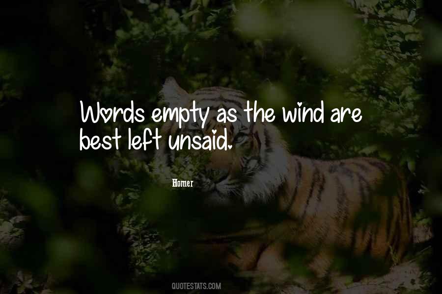 Quotes About Empty Words #1250216