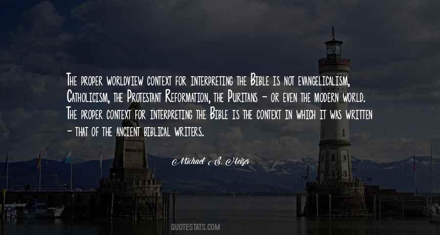 Quotes About Interpreting The Bible #946496