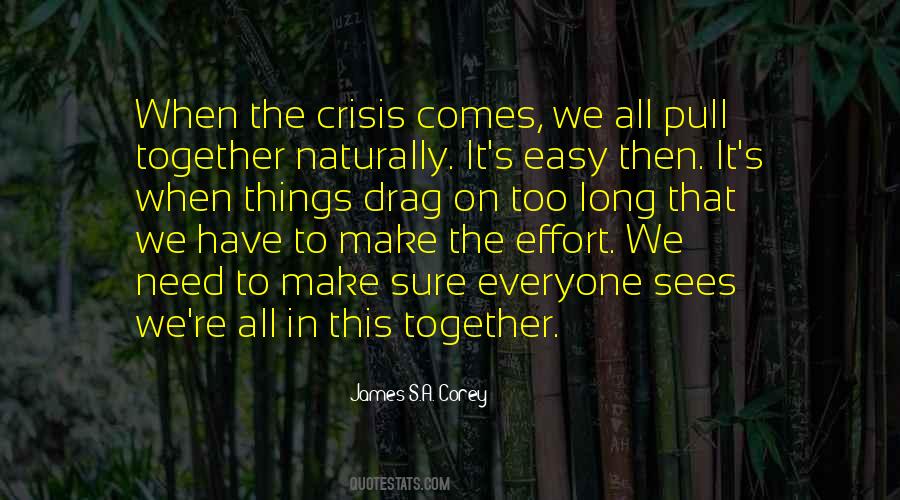 Pull Together Sayings #854367