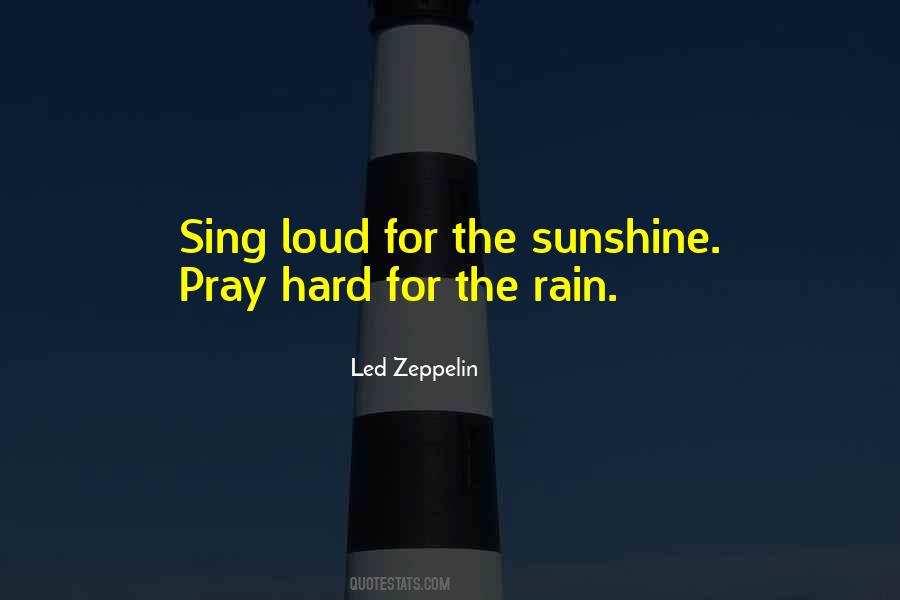 Hard Rain Sayings #977024