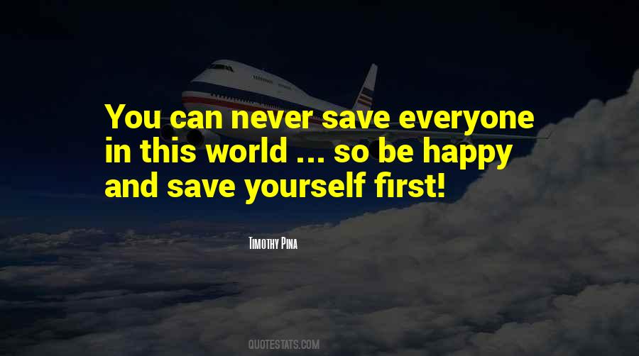 Save Yourself Sayings #859492