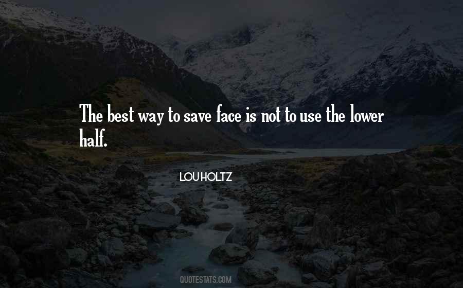 Save Face Sayings #1510606